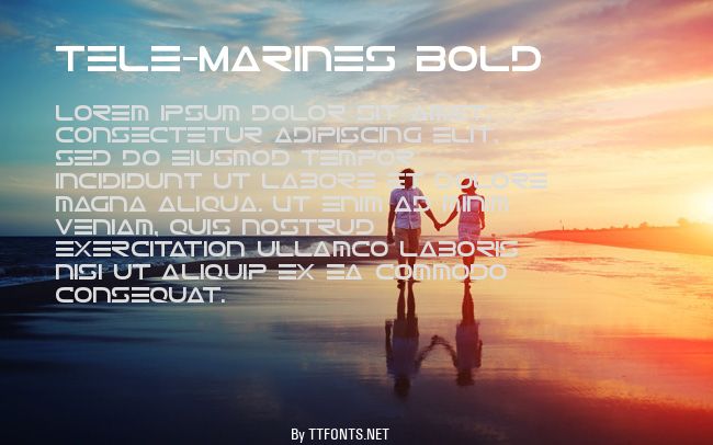 Tele-Marines Bold example